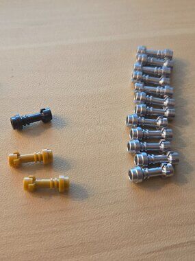 Lego Bulk Lot of 15+ Gold and Black Light Sabers (Variety Lot) - See pictures